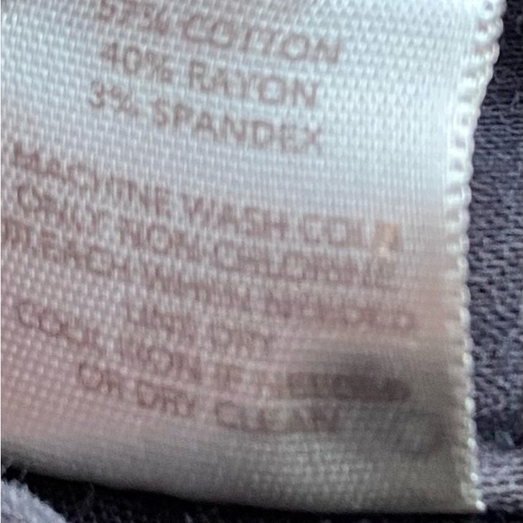 LOFT Outlet Leggings size 0 Petite Gray/Black - Picture 8 of 8